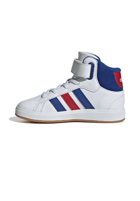 Scarpe Adidas Grand Court Mid Bianco Blu Rosso Bambini ADIDAS CORE | Sneakers | JP8876-